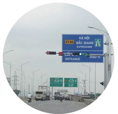 Đường cao tốc Hà Nội - Bắc Giang - Thiết Bị Chiếu Sáng Davico Việt Nam - Công Ty Cổ Phần Davico Việt Nam